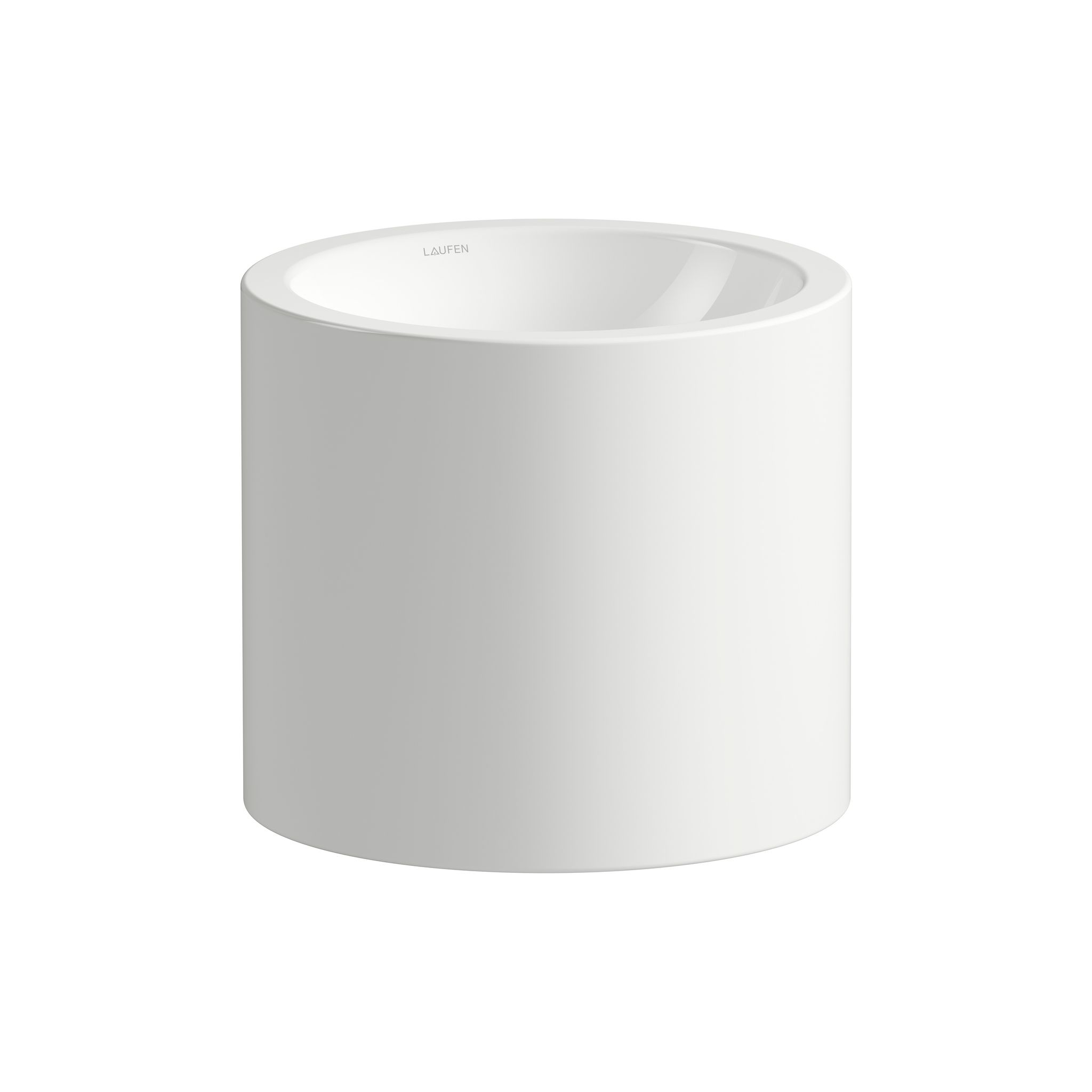 Laufen Waschtisch Form 329x347x290mm, Rund, Ohne Hahnloch Und Überlauf, Weiß