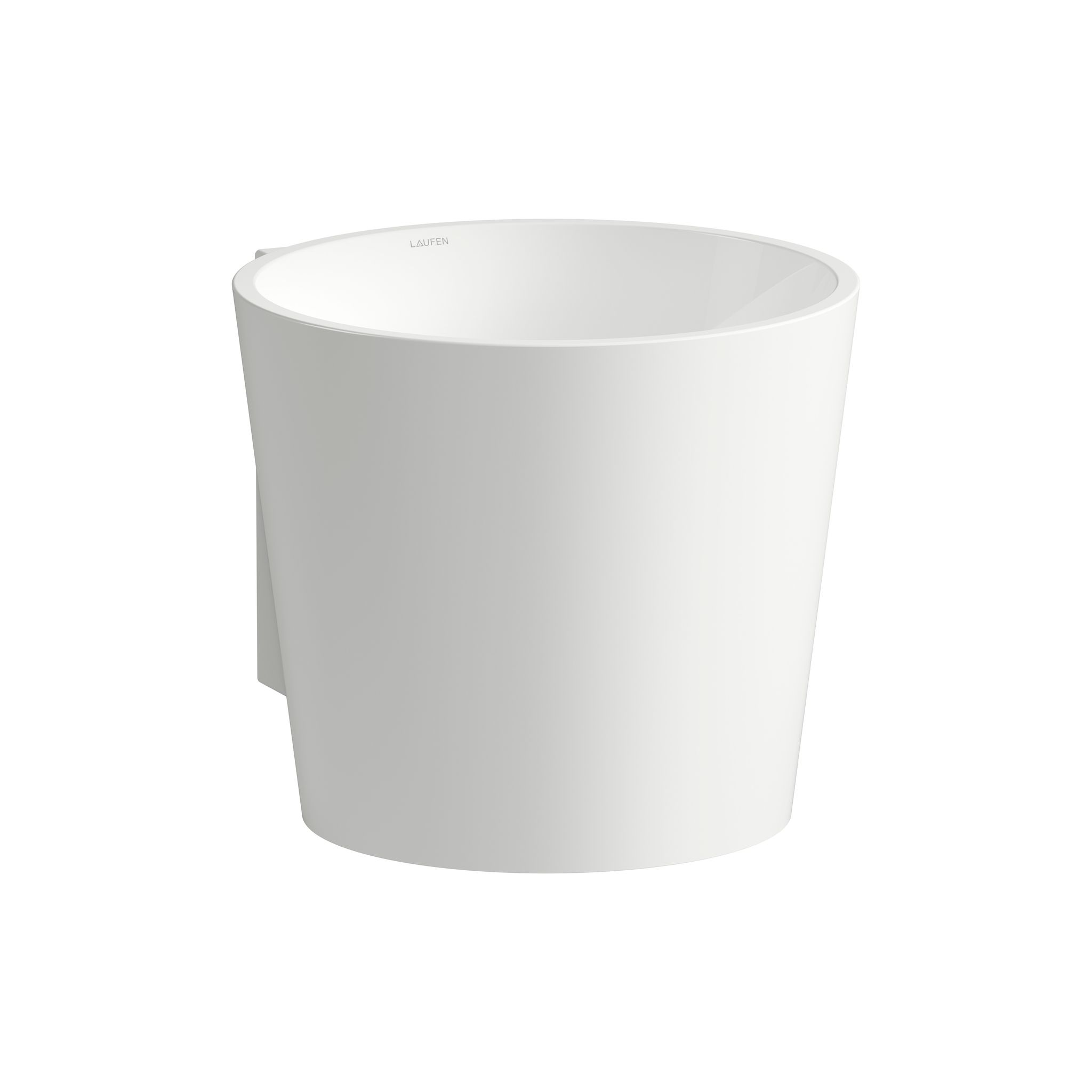 Laufen Waschtisch Scopio 400x500x350mm, Mit Armaturenbank Und 1 Hahnloch, Ohne Überlauf, Weiß