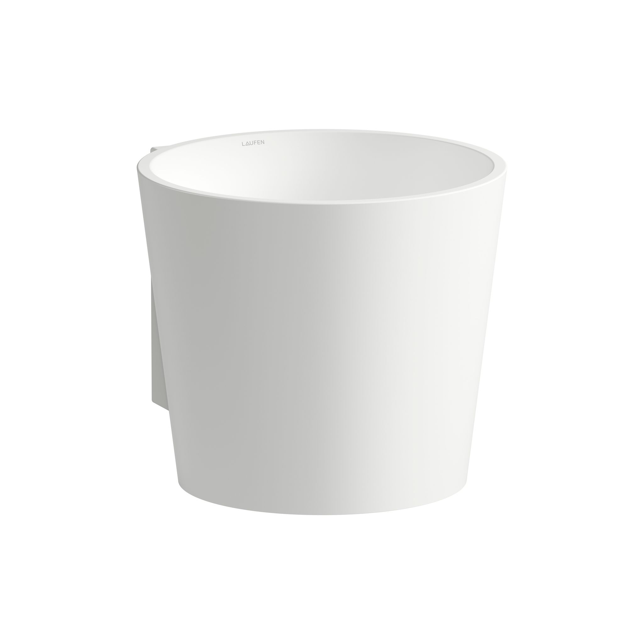 Laufen Waschtisch Scopio 400x500x350mm, Mit Armaturenbank Und 1 Hahnloch, Ohne Überlauf, Weiß Matt