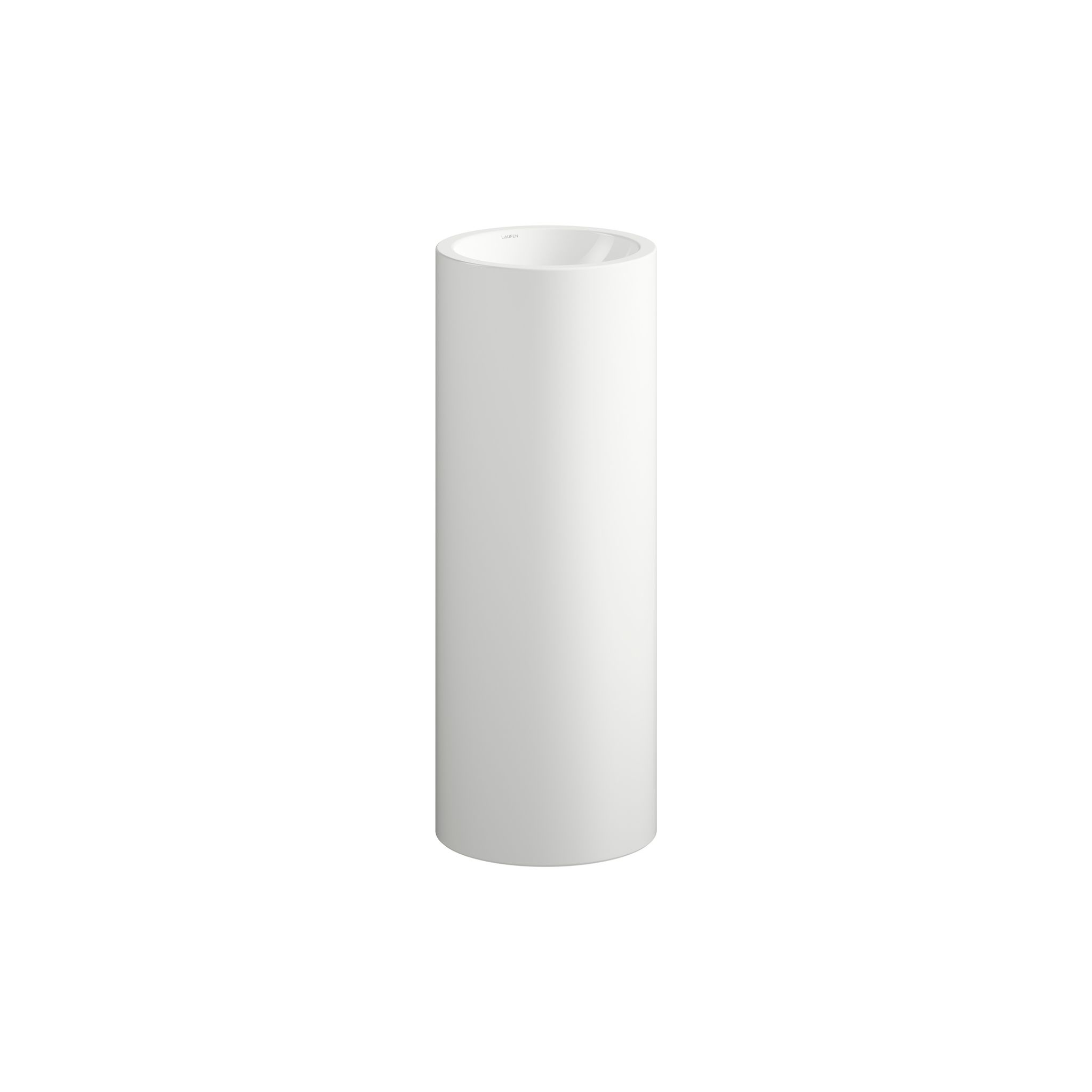 Laufen Waschtisch Bodenstehend Form 329x367x900mm, Mit Wandanbindung, Ohne Hahnloch Und Überlauf, Weiß