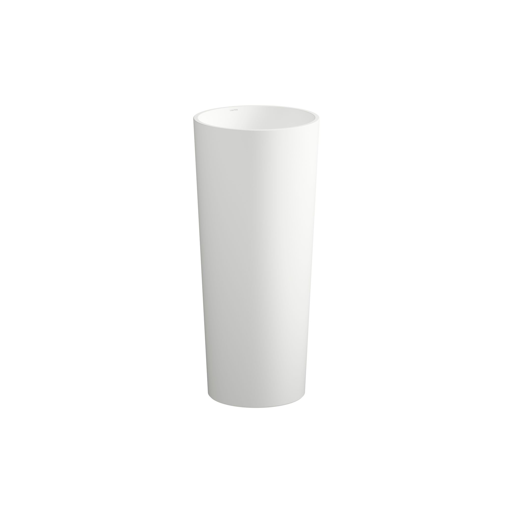 Laufen Waschtisch Bodenstehend Scopio 400x425x900mm, Mit Wandanbindung Ohne Armaturenbank, Hahnloch Und Überlauf, Weiß Matt