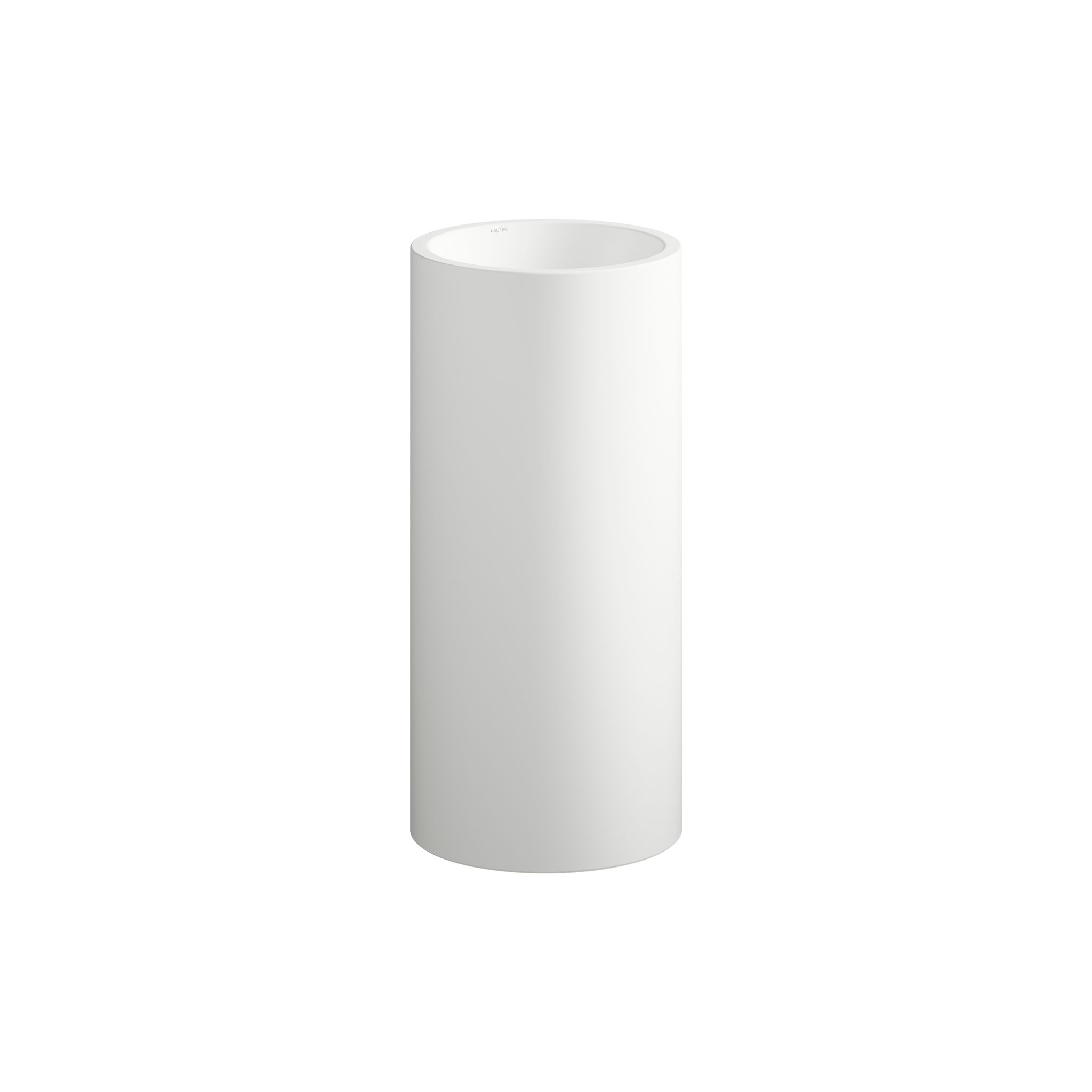 Laufen Waschtisch Bodenstehend Form 404x444x900mm, Mit Wandanbindung, Ohne Hahnloch Und Überlauf, Weiß Matt