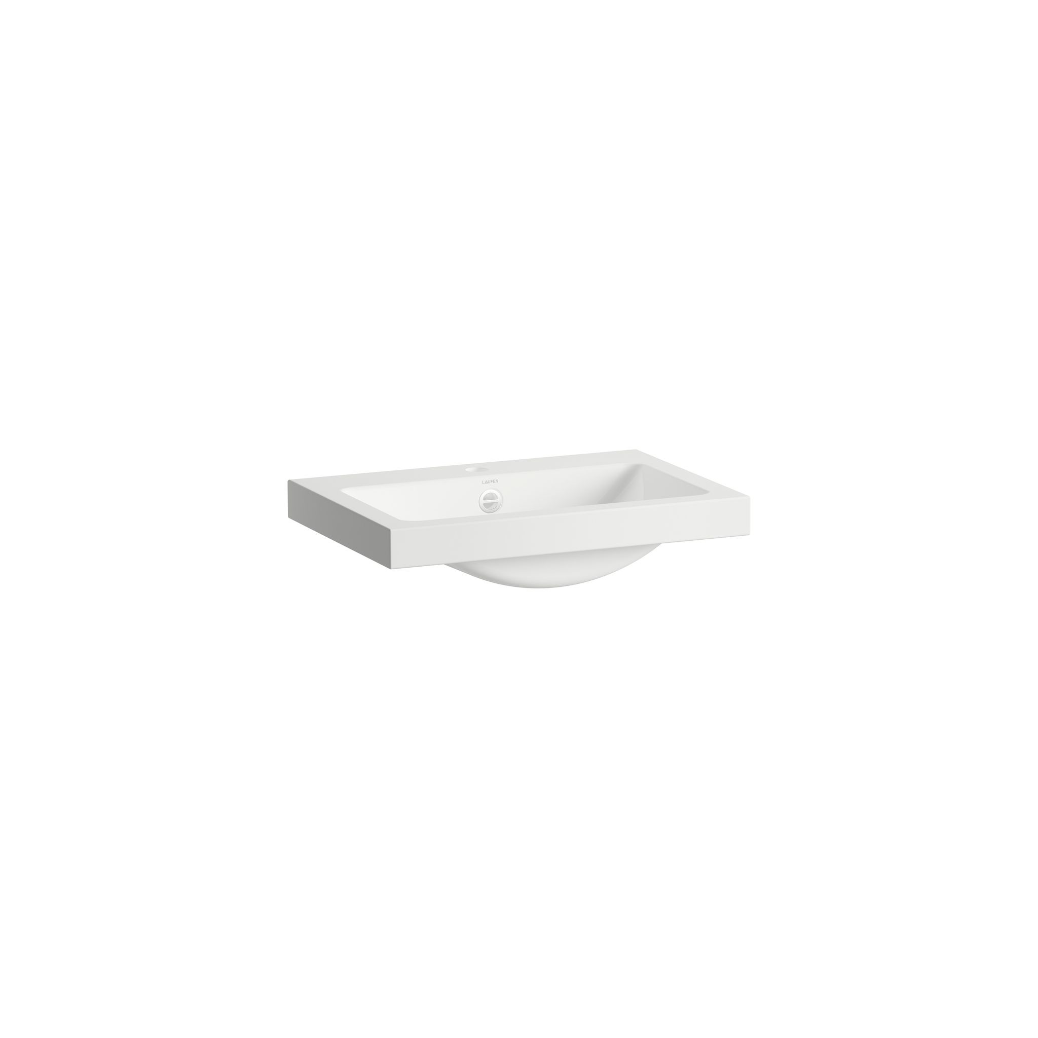 Laufen Waschtisch-schale Classics 585x405x135mm, Rechteckig, Mit Armaturenbank, 1 Hahnloch Und Überlauf, Weiß