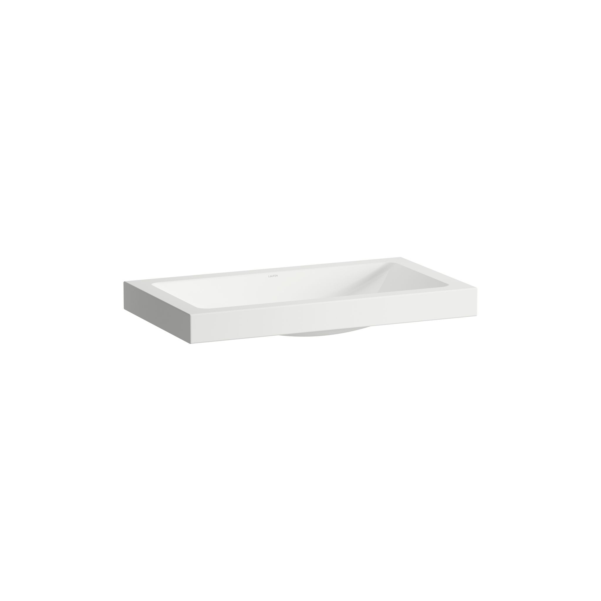 Laufen Waschtisch-schale Classics 800x455x111mm, Rechteckig, Ohne Armaturenbank, Hahnloch Und Überlauf, Weiß