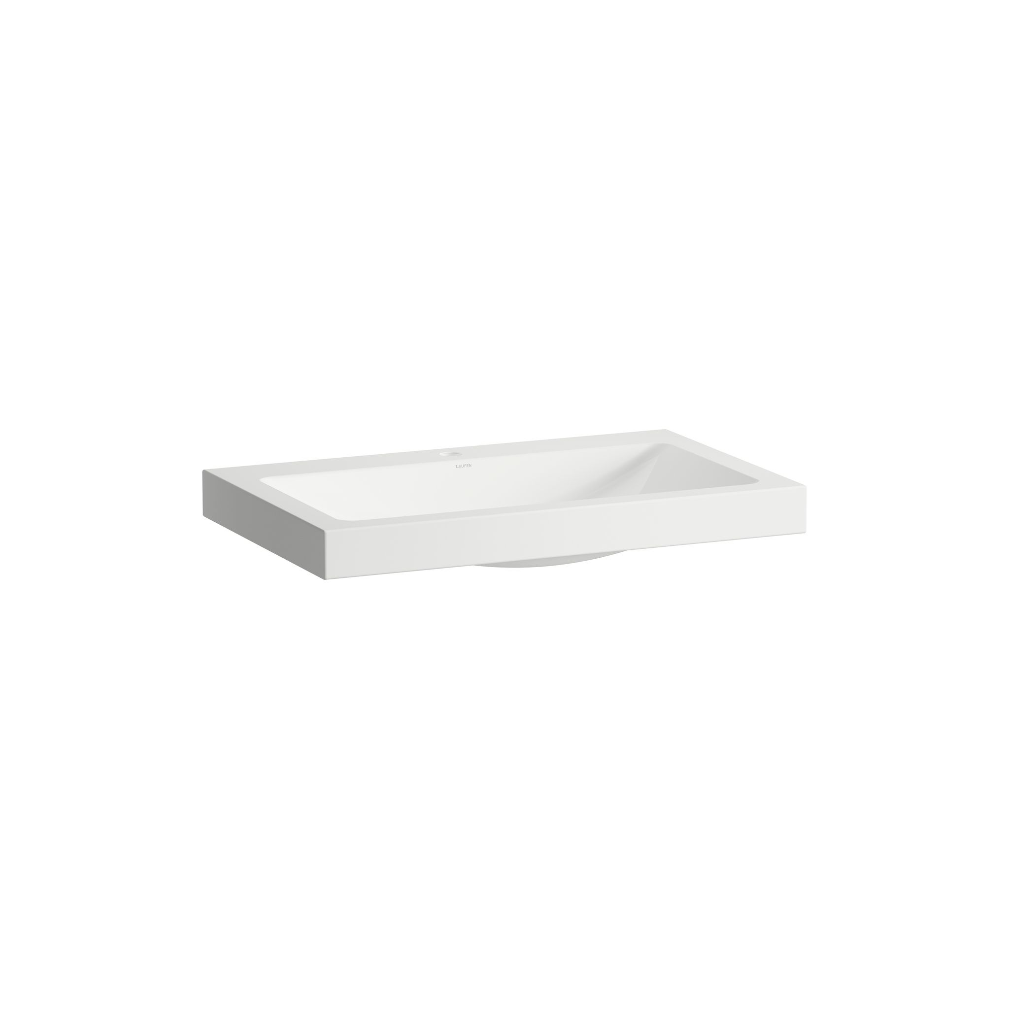 Laufen Waschtisch-schale Classics 800x500x111mm, Rechteckig, Mit Armaturenbank Und 1 Hahnloch, Ohne Überlauf, Weiß