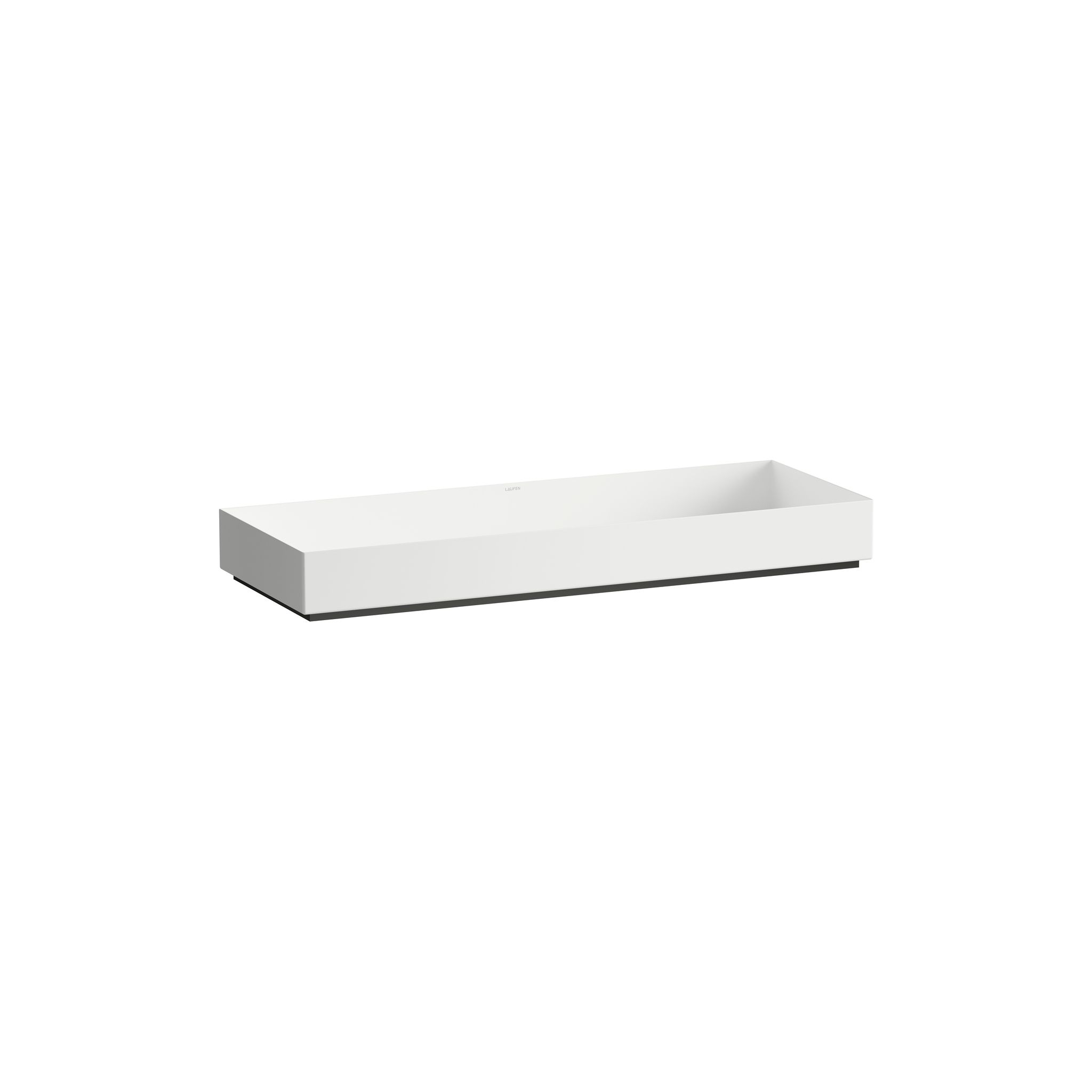 Laufen Waschtisch-schale Metaphor 1000x375x115mm, Rechteckig, Ohne Hahnloch Und Überlauf, Weiß Matt