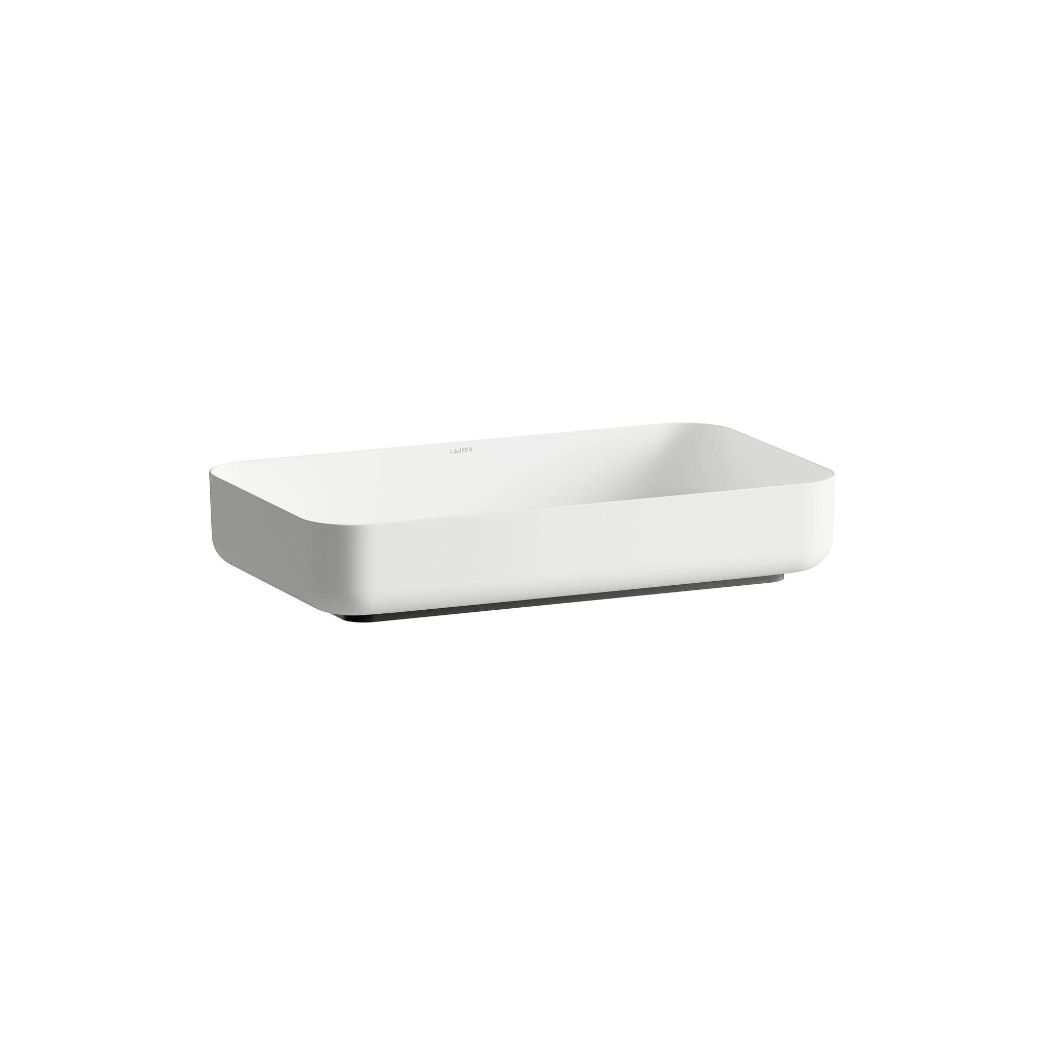 Laufen Waschtisch-schale Stream 599x349x118mm, Rechteckig, Ohne Hahnloch Und Überlauf, Weiß Matt