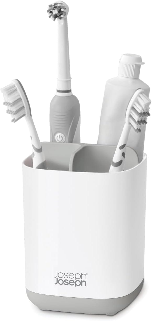 Joseph Joseph EasyStore Toothbrush Holder - Light Grey