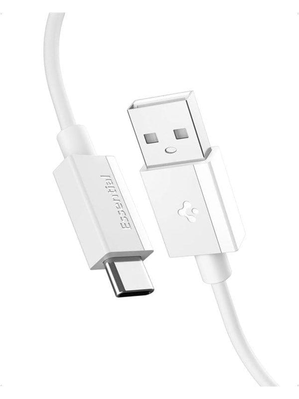 Spigen Essential 60W - USB-A USB-C - 2m - Weiß