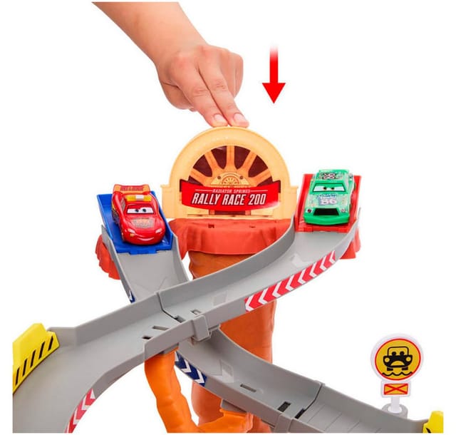 Disney Pixar Cars Radiator Springs Race & Rescue - Rescue Road Raceway Playset
