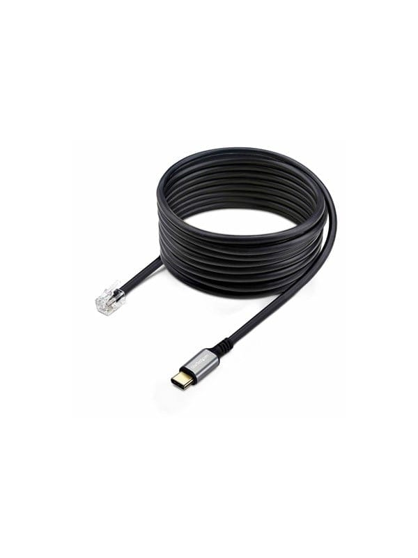 StarTech.com USB-C to RJ9 Adapter for Office Phone Handset or Wired/Wireless Headset Use Existing Landline Hardware 6ft/1.8m For Laptop/Desktop Computer/Mobile - headset adapter - 1.8 m