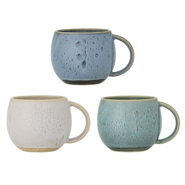 Bloomingville - Harriet Mug (Set of 3) - Blue