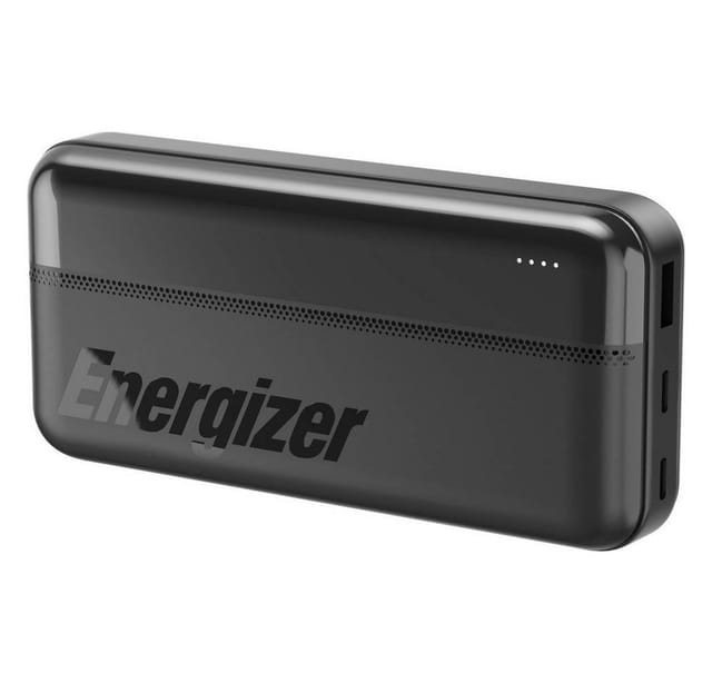 Energizer 20K Powerbank - 15W - (2xUSB-C + USB-A) Powerbank (Akku) - schwarz - 20000 mAh