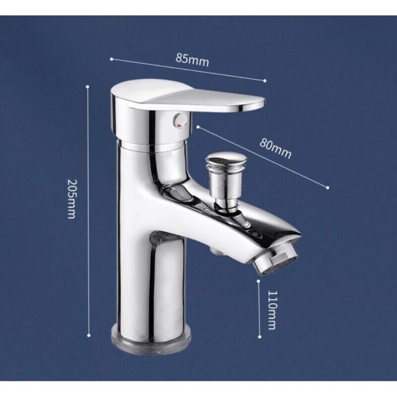 Forehill Badewannenarmatur, Einloch-doppelarmatur Für Warm- Und Kaltwasser, Duschmischer Aus Aluminiumlegierung, Duscharmatur Für Badezimmer