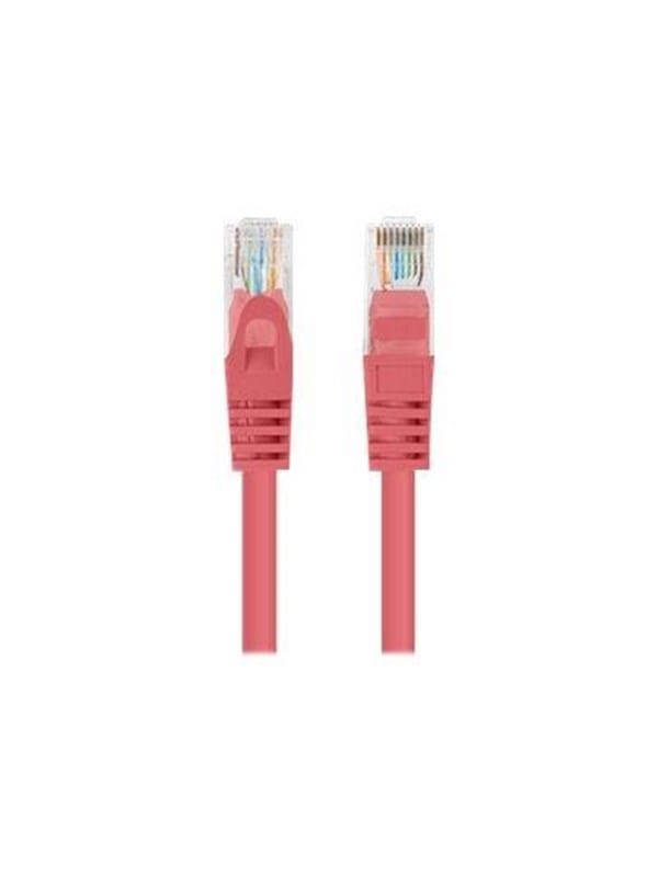 Lanberg patch cable - 25 cm - red RA3017 - Rot - 0.25 meter
