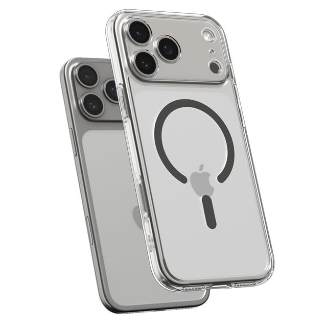 Spigen Ultra Hybrid MagSafe - clear graphite - iPhone 17 Pro