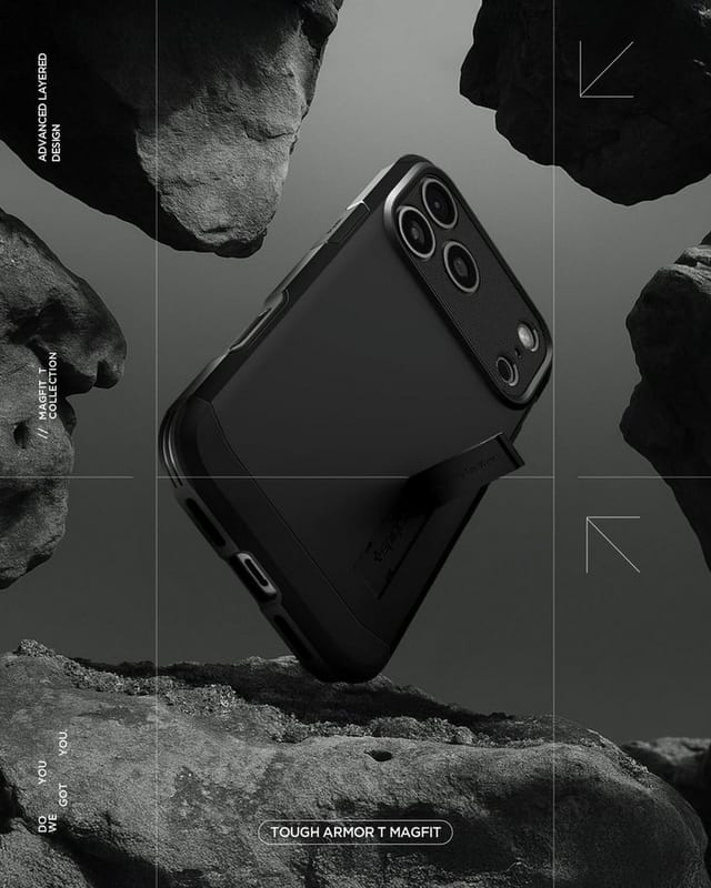 Spigen Tough Armor T MagSafe - black - iPhone 17 Pro
