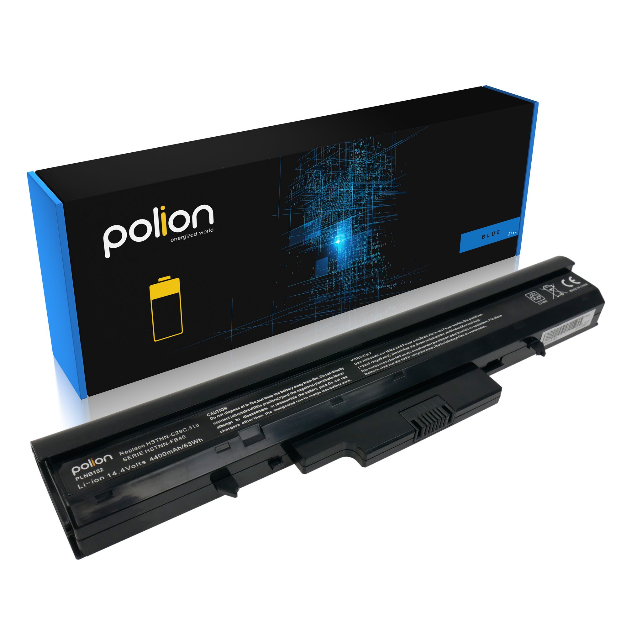Hp Laptop-akku Hstnn-c29c 510 530 4400 Mah