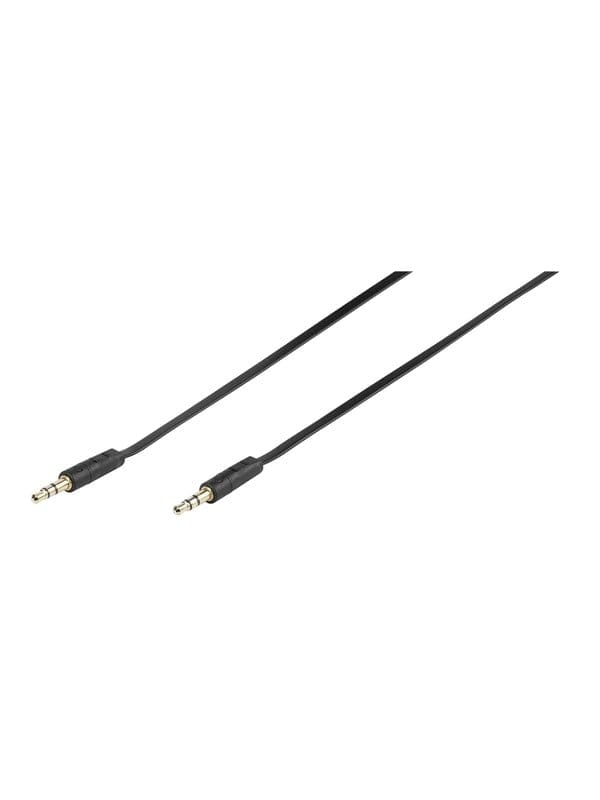 Vivanco Audio Cable 1x3.5mm Flat 1.5m Black