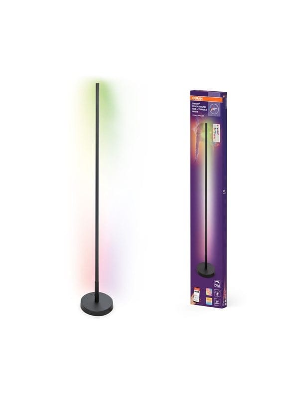 Osram SMART+ Floor Round 1170lm 24W RGB+827-865 1400mm black WiFi