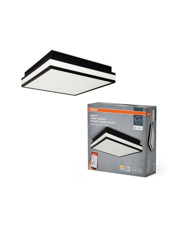 Osram SMART+ Orbis Magnet 2500lm 26W/827-865 300x300mm black WiFi