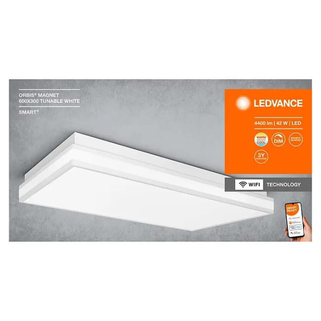 Osram SMART+ Orbis Magnet 4200lm 42W/827-865 600x300mm white WiFi