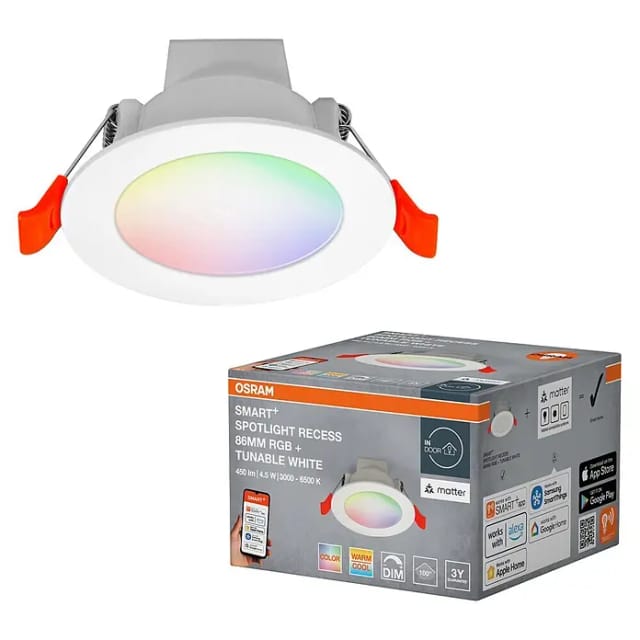 Osram SMART+ Spot 300lm 4.5W/RGB+827-865 100° 86mm white WiFi