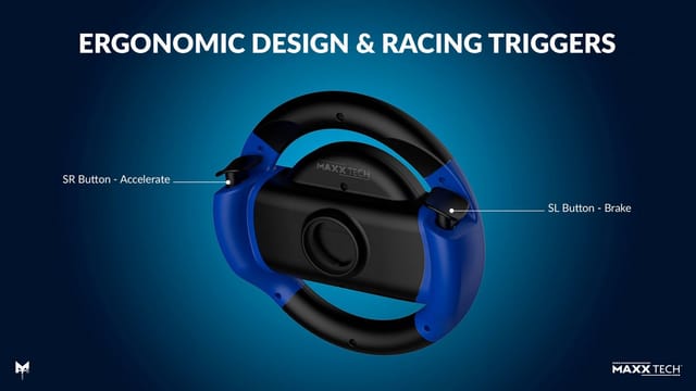MAXX TECH Turbo Boost Racing Kit - Wireless Wheel - Nintendo Switch 2