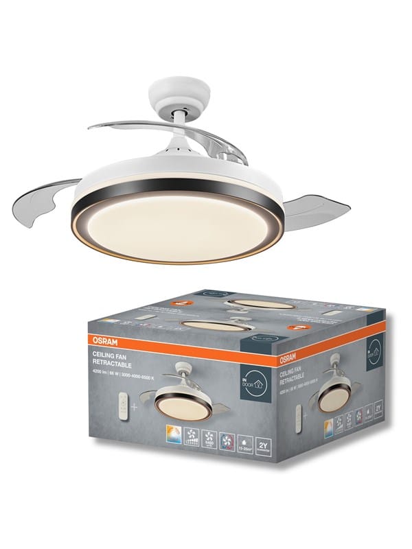 Osram Ceiling Fan Retraceable 4200lm 66W/CCT 1070mm white