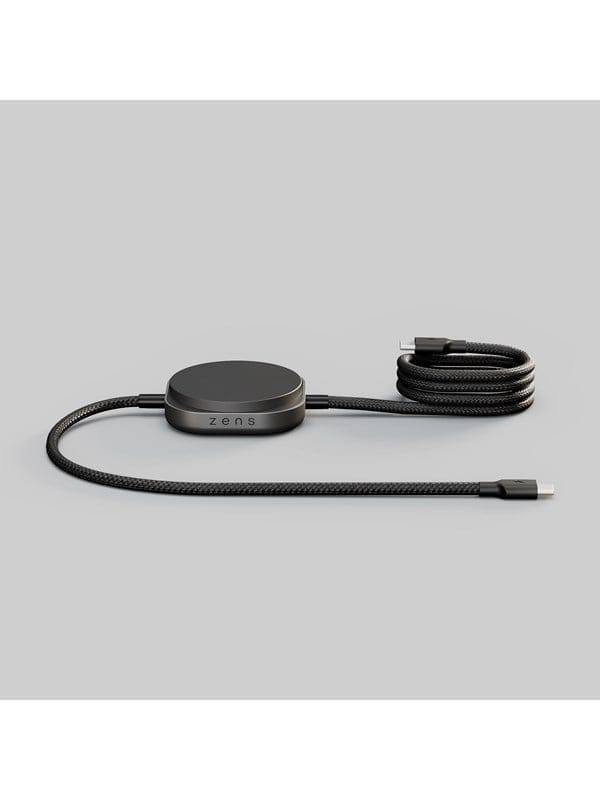 ZENS Charging Cable USB C-C Pro 2 - Magnetic Wireless Charger - Black