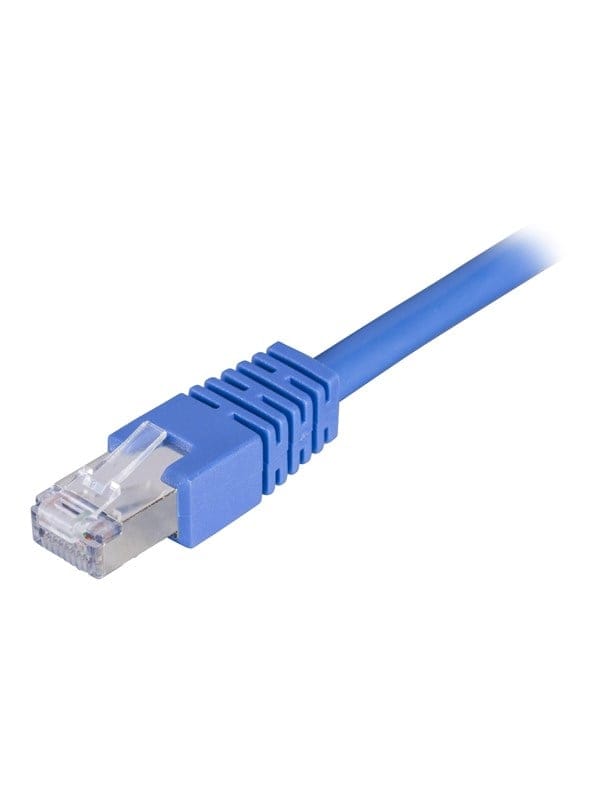 Deltaco STP-603B - patch cable - 30 cm - blue - Blau - 0.3 meter