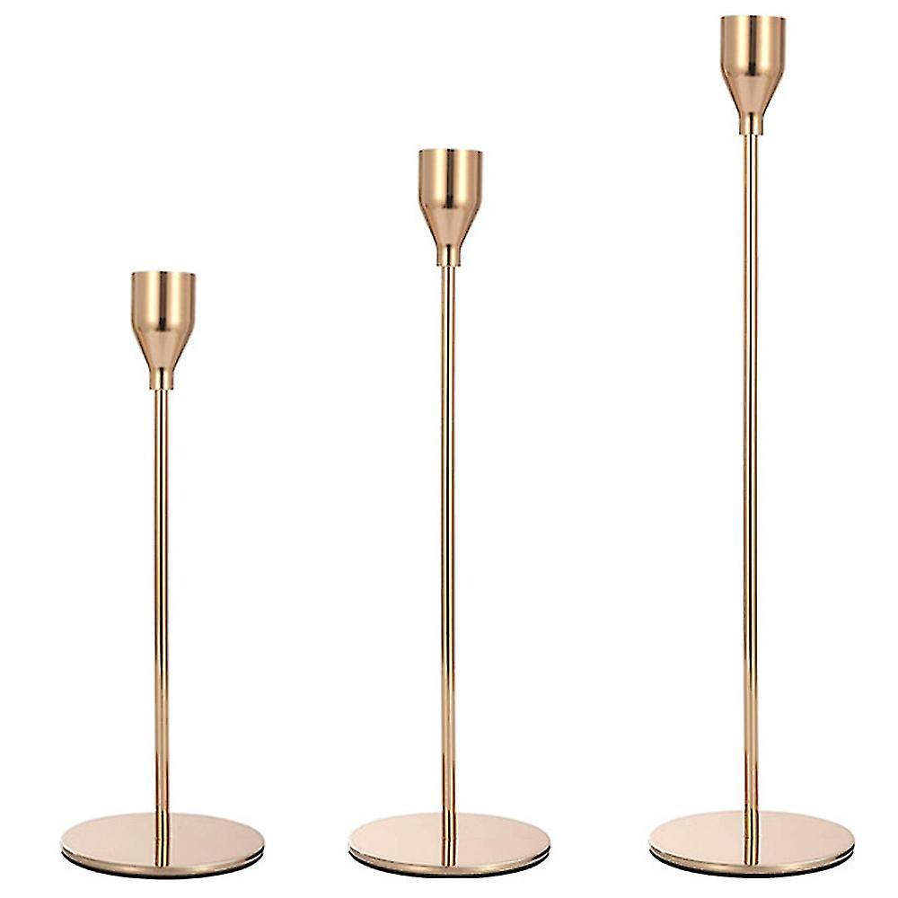 3-teiliges Kerzenständer-set Für Den Esstisch, Kerzenhalter Für Kerzen, Dekorative Tischdekoration Für Hochzeiten, Weihnachtsfeiern Und Einweihungspartys