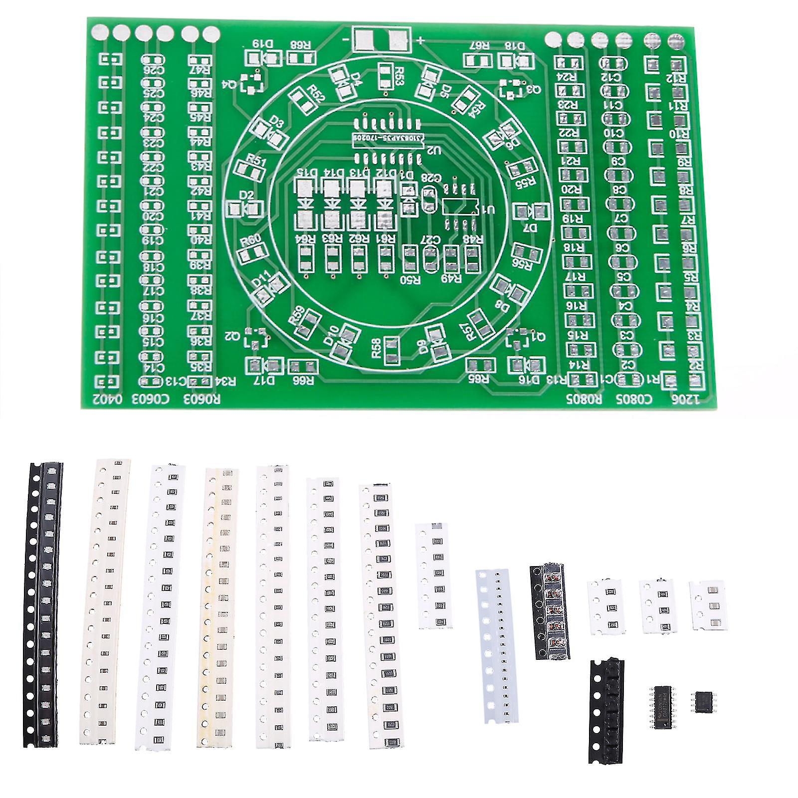 Smd-blink-led-komponenten, Lötübung, Platinenbau, Elektronikschaltungen