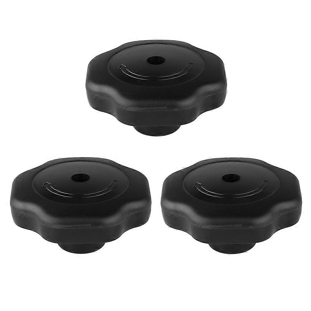 Stück Schnellkochtopf-deckelknöpfe, Explosionsgeschützte Bakelitknöpfe, Topfdeckelgriffe-7.4x7.4cm-black