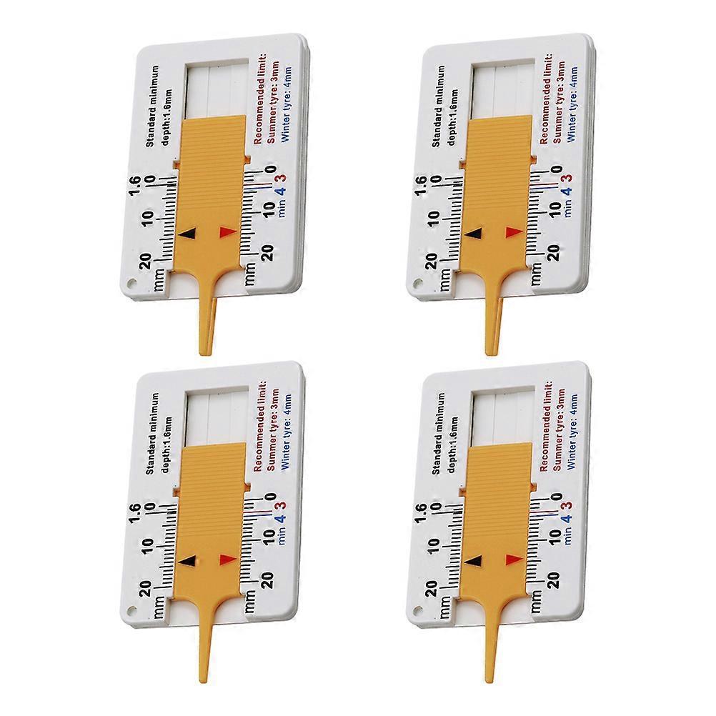 Stück Hochpräzises Tragbares Profiltiefenmessgerät Höhen- Und Tiefenmesswerkzeug Gelb (0-20 Mm)-6.5x4.2cm