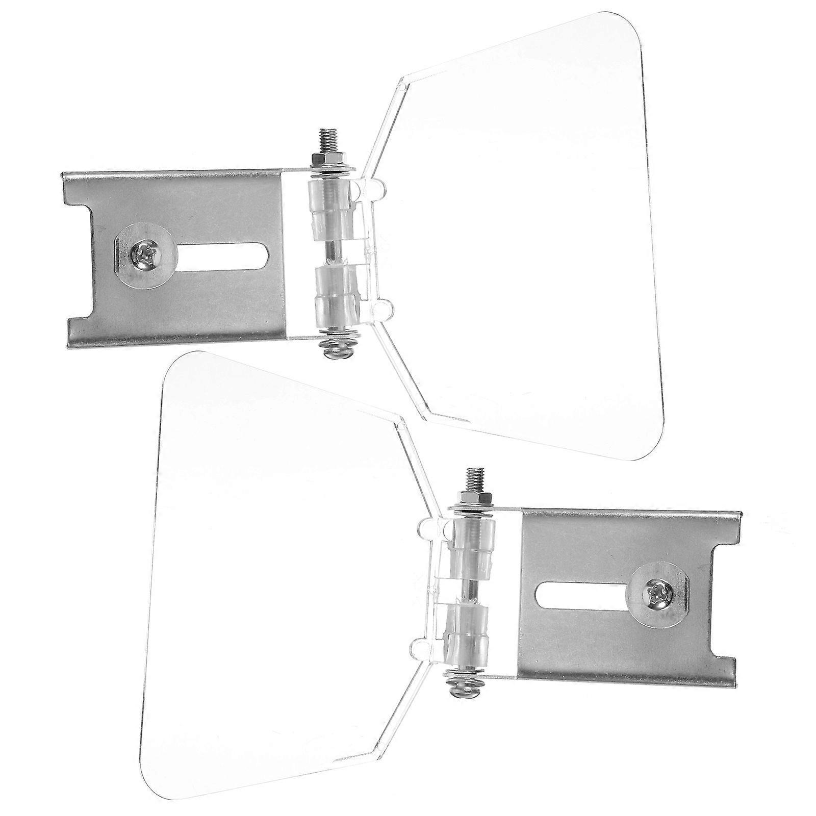 Stück Augenschutz Für Tischschleifmaschinen, Edelstahl-aufsatz, Schleifwerkzeugschutz-16.3x11.6x1.5cm-transparent Color