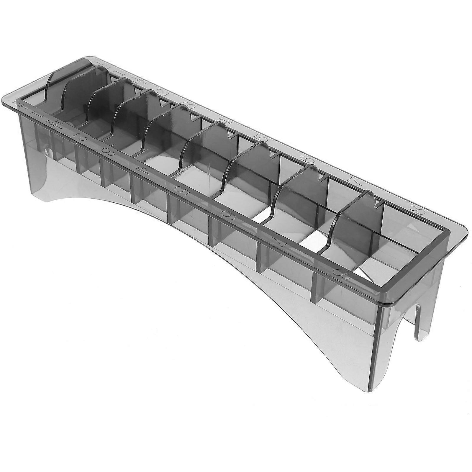 Universeller Clipper-aufsatzhalter Aus Kunststoff, Etui Für Clipper-kamm, Für Friseursalons-25.00x8.00x6.80cm-transparent Color Black