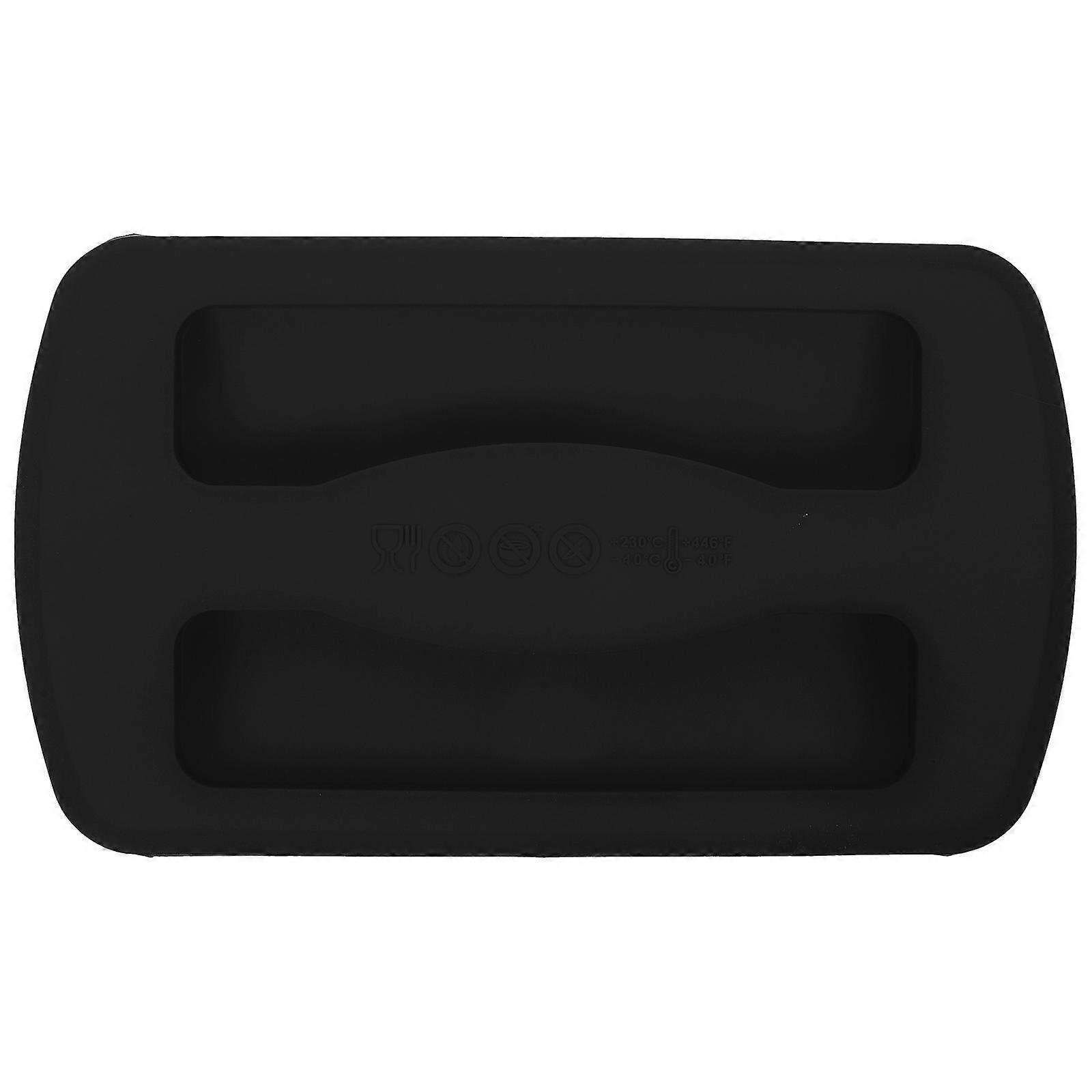 Ersatzabdeckung Für Brotbackautomaten, Brotbackautomatenabdeckung, Silikonabdeckung Für Mehrscheiben-toaster-17.50x10.50x1.00cm-black