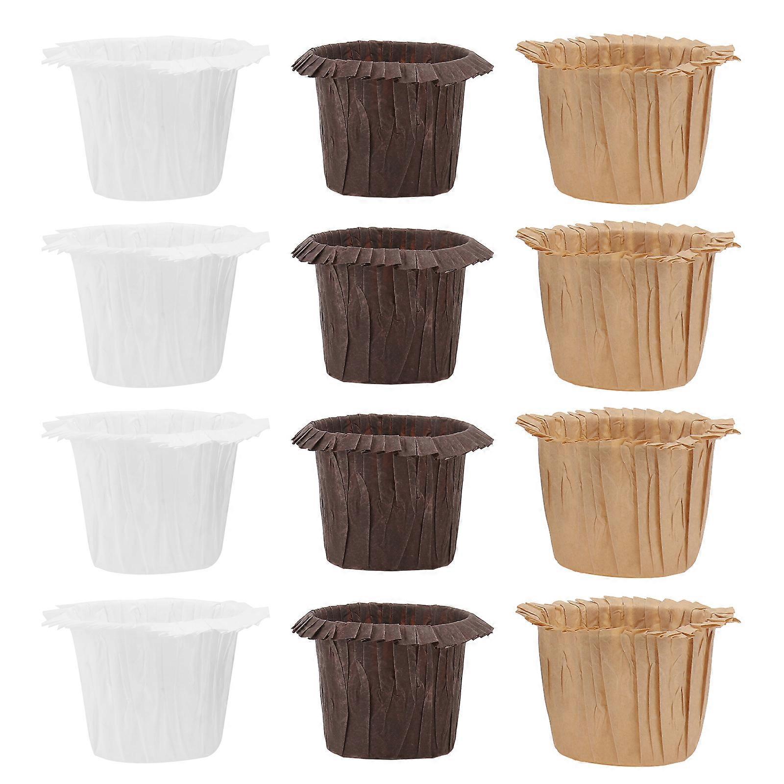 90 Stück Hutförmige Muffinförmchen, Cupcake-papierförmchen, Backhutförmchen (verschiedene Farben)-5x4.5cm