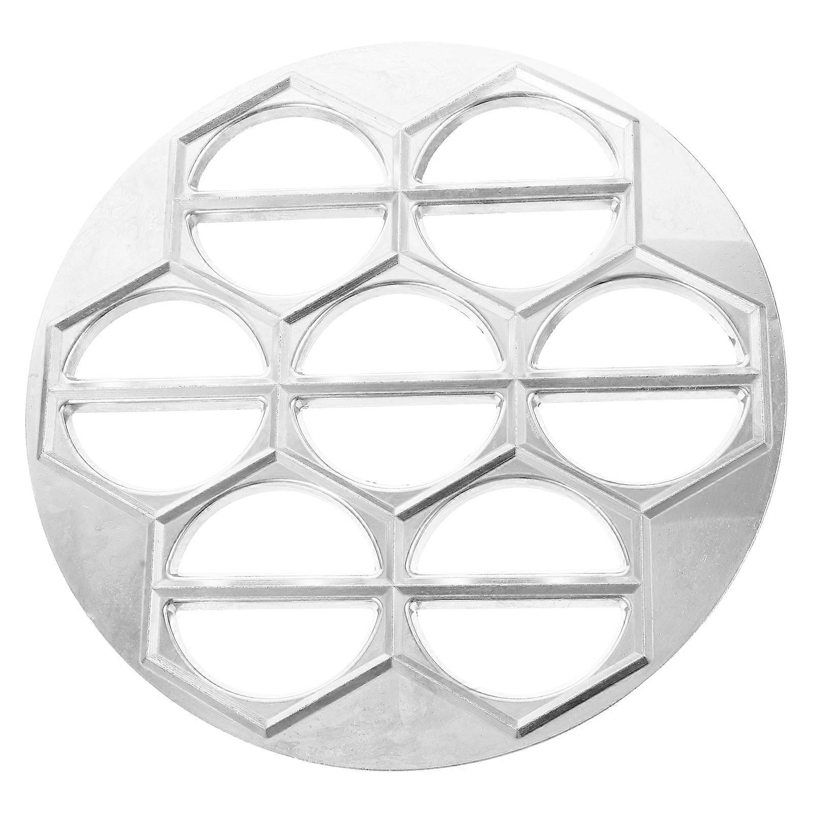 Pelmeni-form Aus Aluminiumlegierung Mit 14 Mulden-24x24x1.5cm-silver