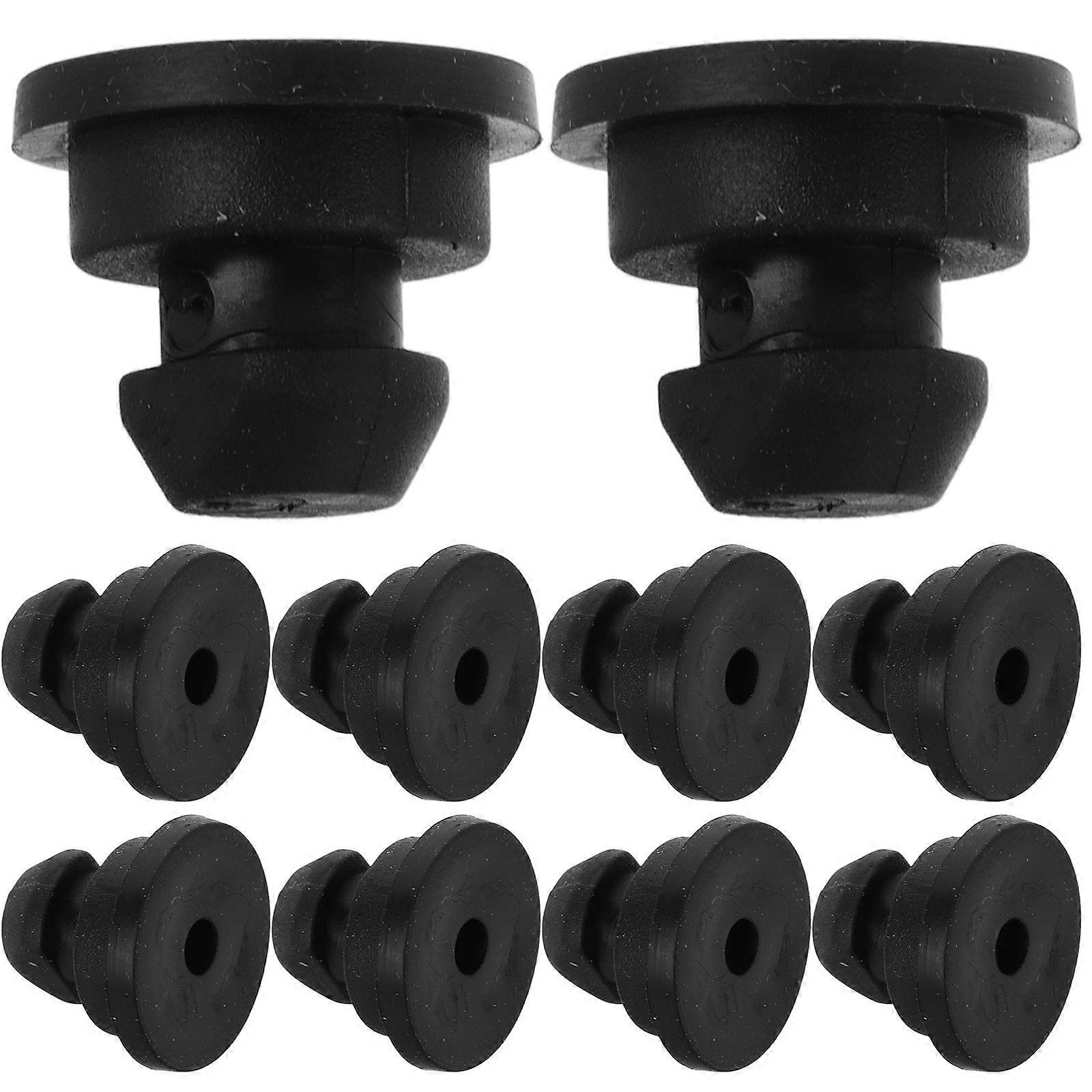 10 Stück Reiskocherfüße, Gummifüße Als Ersatz Für Reiskocher-1.60x1.60x0.80cm-black