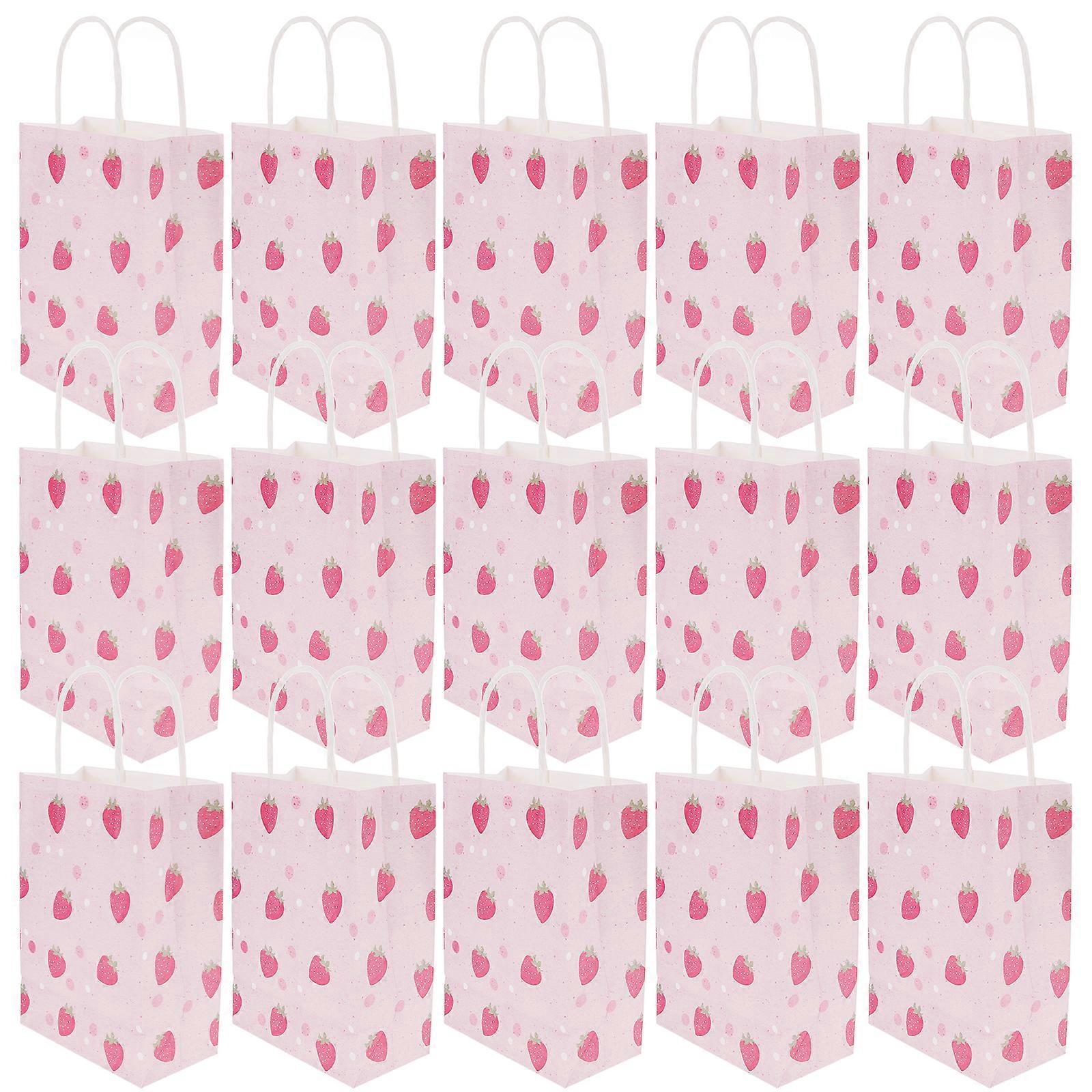 16 Stück Partytüten Aus Papier Mit Henkeln, Geschenktüten Für Feiertage Und Feste Zum Geburtstag-21.00x15.00x8.00cm-multi