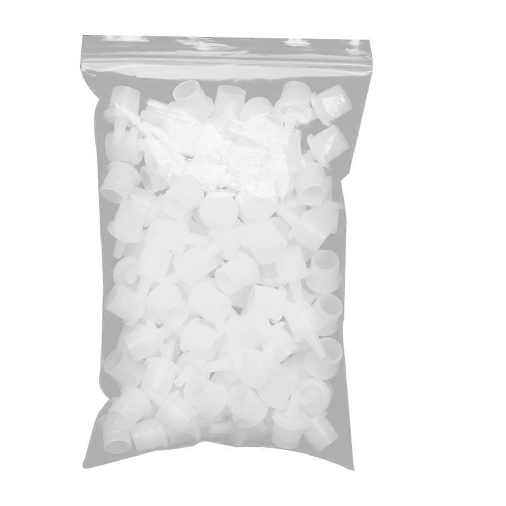 100 Stück Ersatzspitzen Für Wimpernkleber, Applikatorspitzen Für Kleberflaschen-2.00x1.00x1.00cm-white