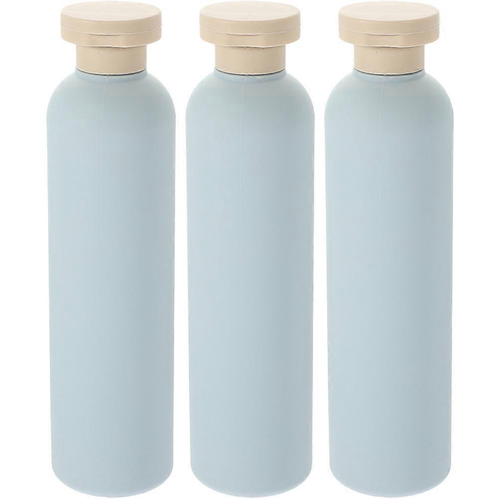 3er-pack Leere Shampoo-spenderflaschen, Wiederbefüllbare Lotionflaschen, 260 Ml-19.00x4.90x4.90cm-blue