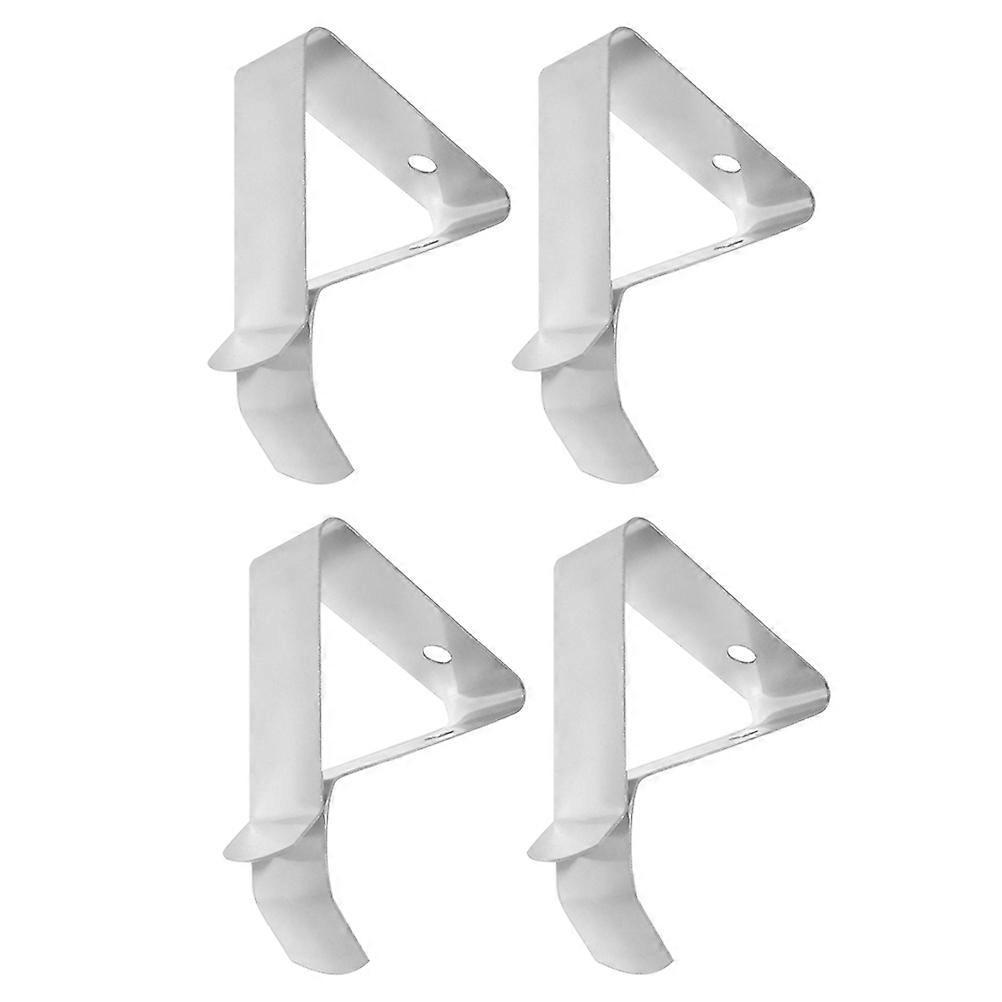 Stück Thermometer-kaffeebecherclips, Fleischthermometer-klemmen, Temperaturfühlerhalter-3.8x3.5cm-silver