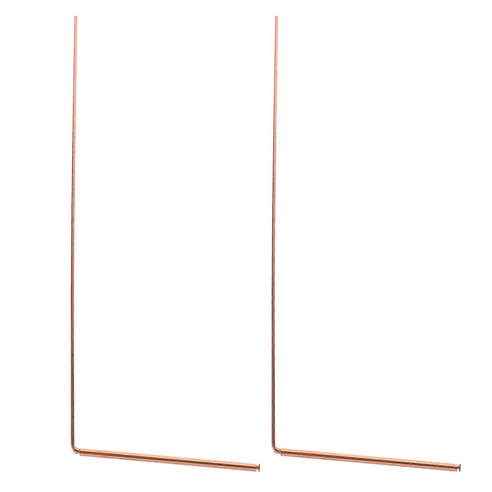 Stück Wünschelruten Aus Kupfer, Messinstrumente Zur Wassersuche Und Zum Auffinden Verlorener Gegenstände-30.50x12.00x0.50cm