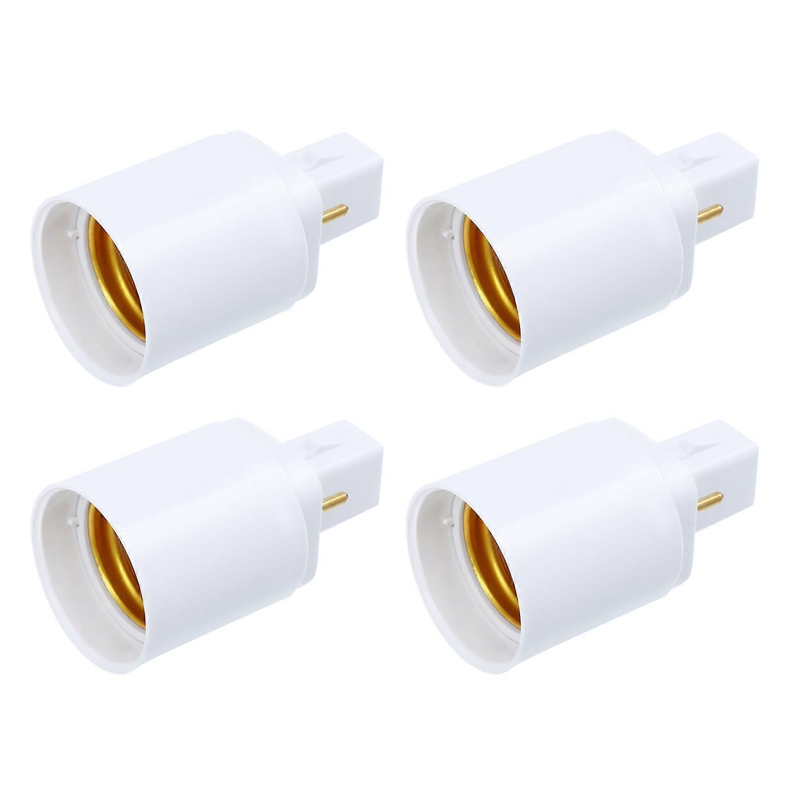 Stück Professioneller G24d Auf E27 2-pin-glühbirnenfassungsadapter-6.50x3.50x3.50cm-white