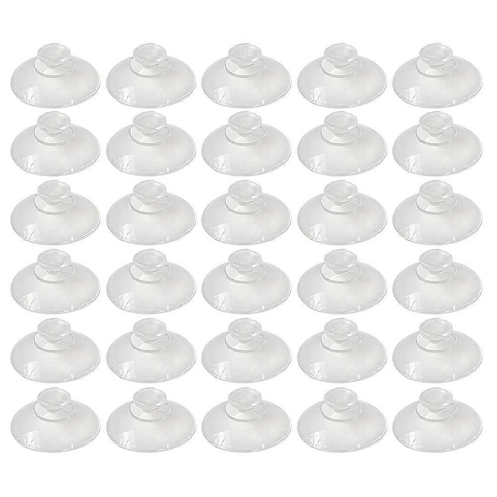 100 Stück Professionelle Saugnäpfe, Glas-saugnäpfe, Kunststoff-saugnäpfe Für Den Haushalt-3x3x1cm-white