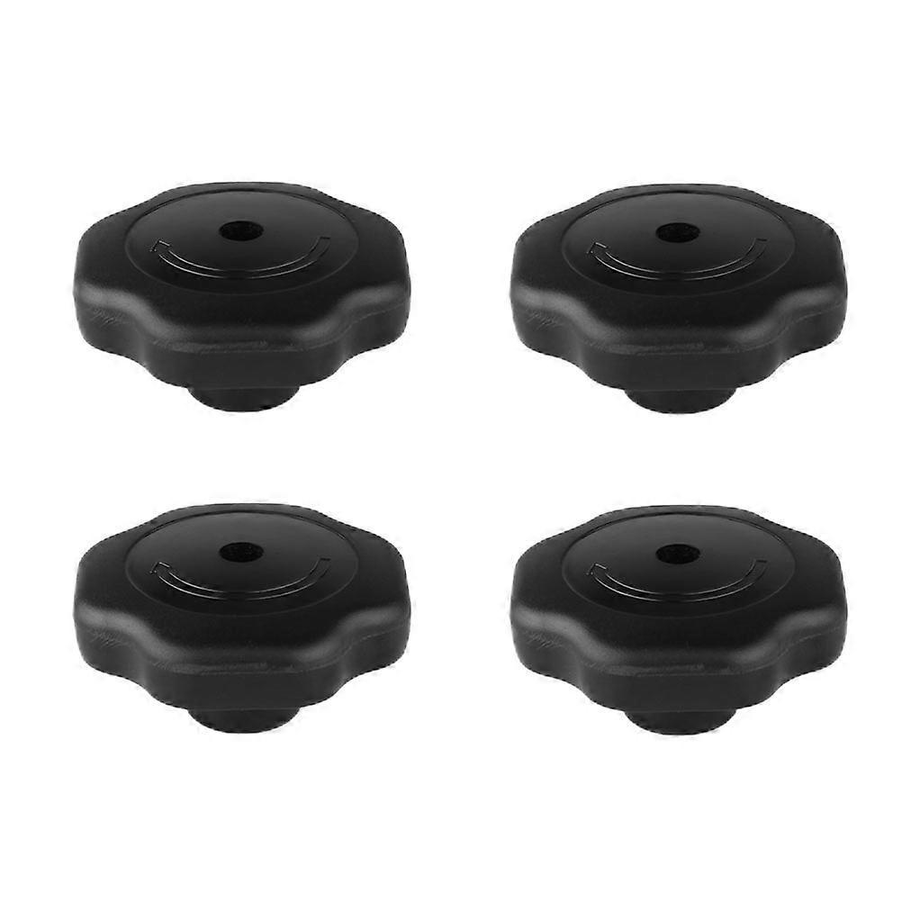 Stück Schnellkochtopf-deckelknöpfe, Explosionsgeschützte Kunststoffknöpfe, Topfdeckelgriffe-7.5x7.5x3.5cm-black