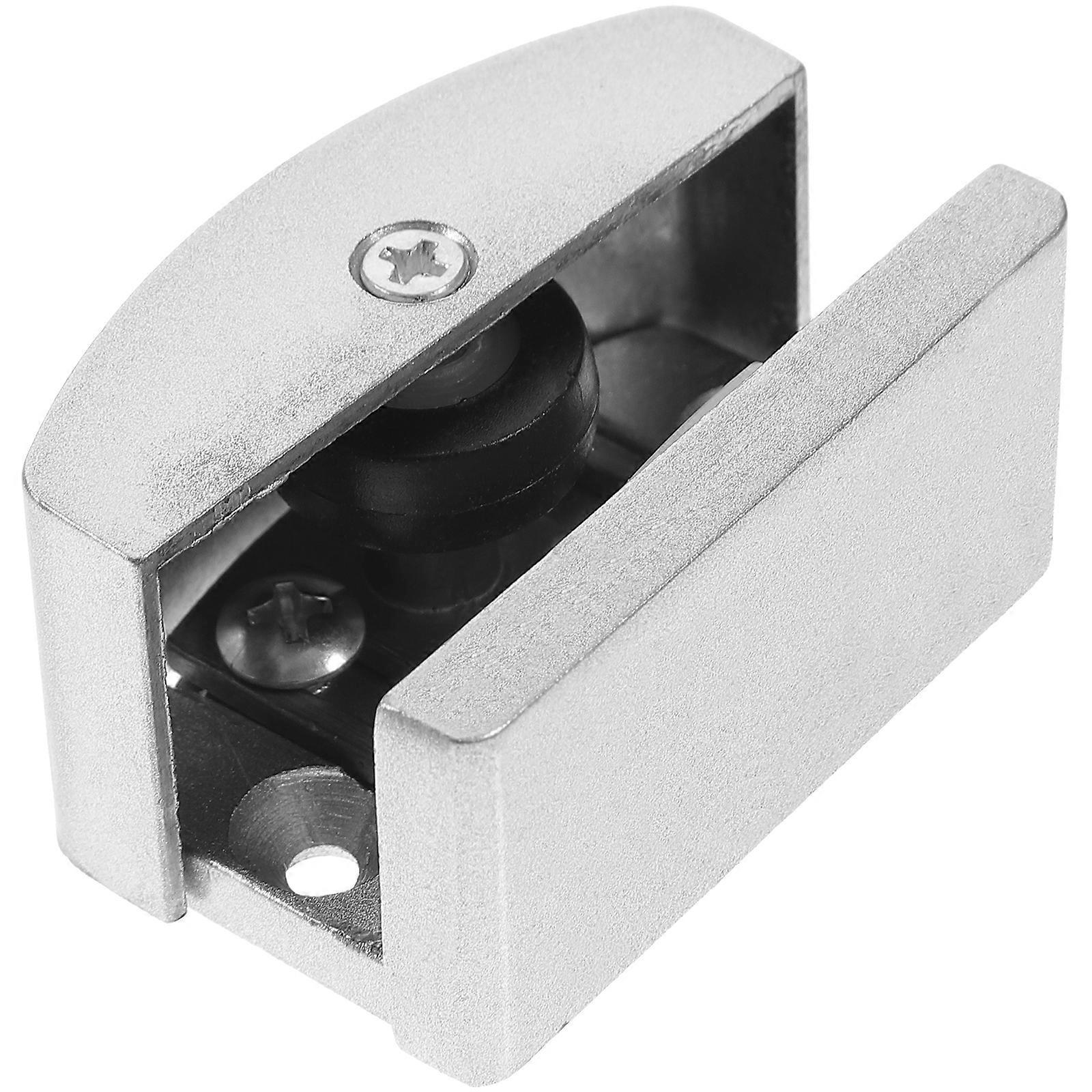 Duschtür-bodenführung, Duschtür-glasschieber Für 5-14 Mm Dickes Glas-5x4.2cm-silver